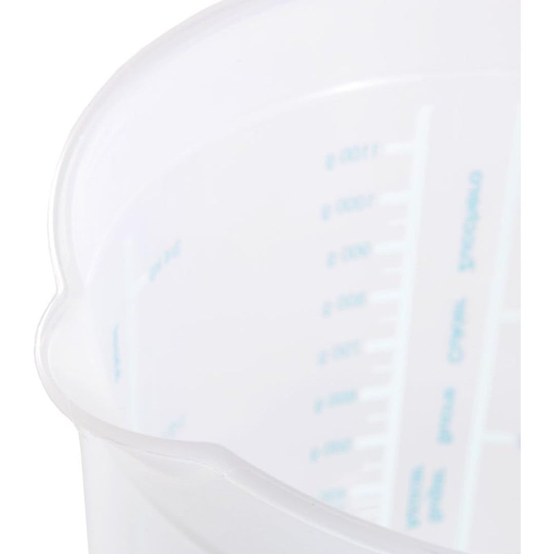 Jarra de medição Keeper, antiderrapante com pega, 1L, água-marinha, Masimmo