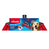 Vileda Pet Pro Escobilla para Escoba Inserto Cepillo de Goma Always Clean