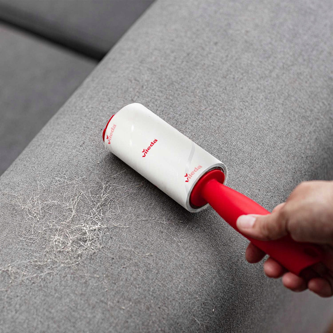 Rolo Vileda Pet Pro para remoção de pelos e partículas de sujidade