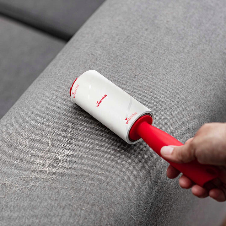 Rolo Vileda Pet Pro para remoção de pelos e partículas de sujidade