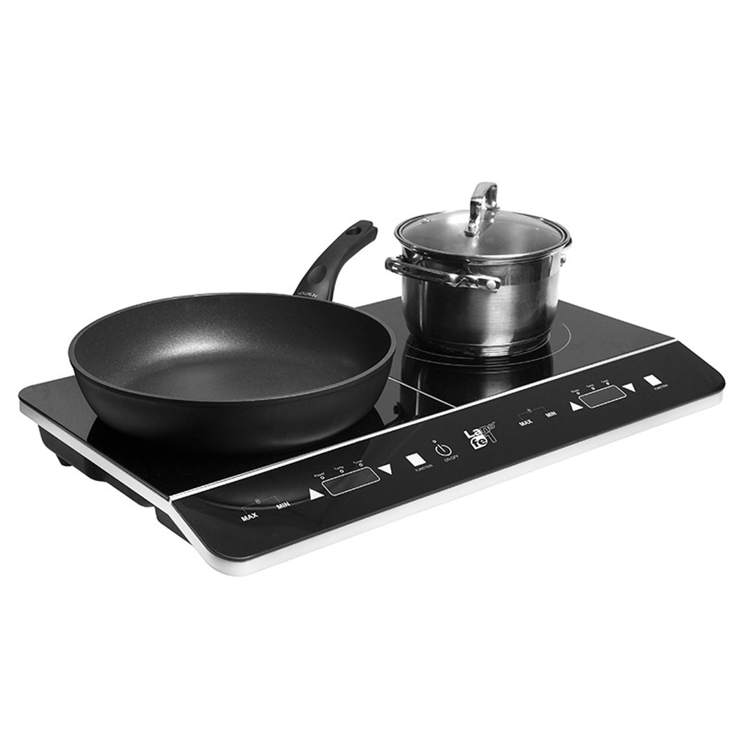 Fogão de indução Lafe, fogão elétrico, portátil, 3500 W, duplo, CIY 002