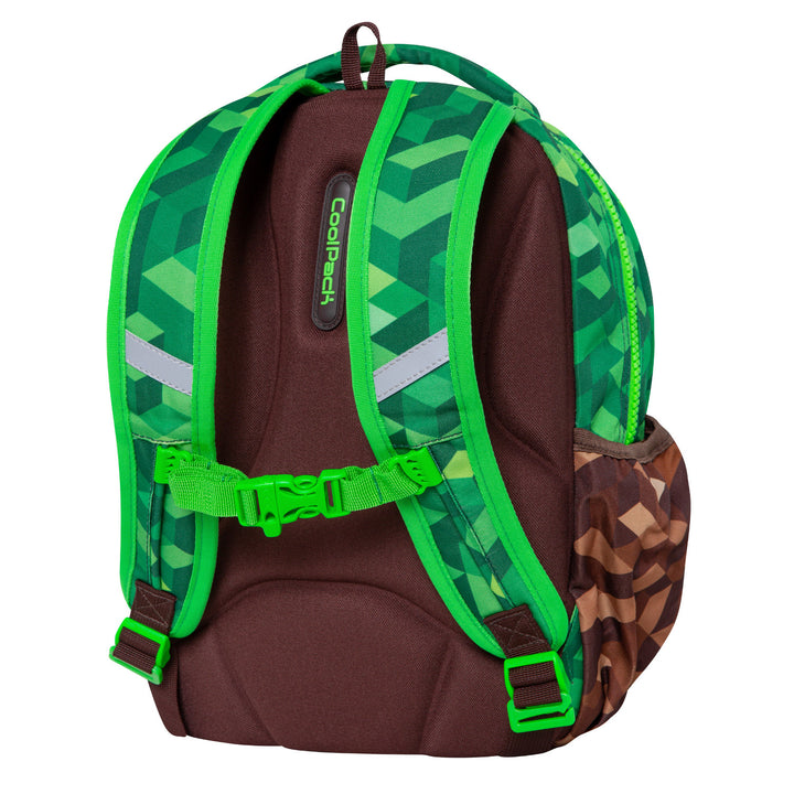 Mochila escolar CoolPack City Jungle Youth, espaçosa e confortável C48199/F