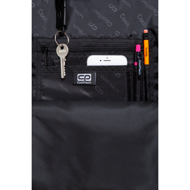 Mochila escolar CoolPack City Jungle Youth, espaçosa e confortável C48199/F