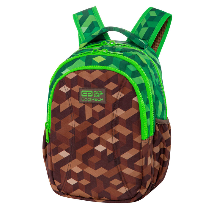 Mochila escolar CoolPack City Jungle Youth, espaçosa e confortável C48199/F