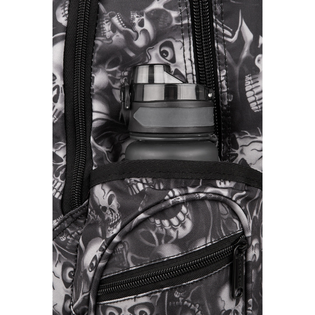 Mochila escolar CoolPack Skulls para jovens, espaçosa e confortável F024721