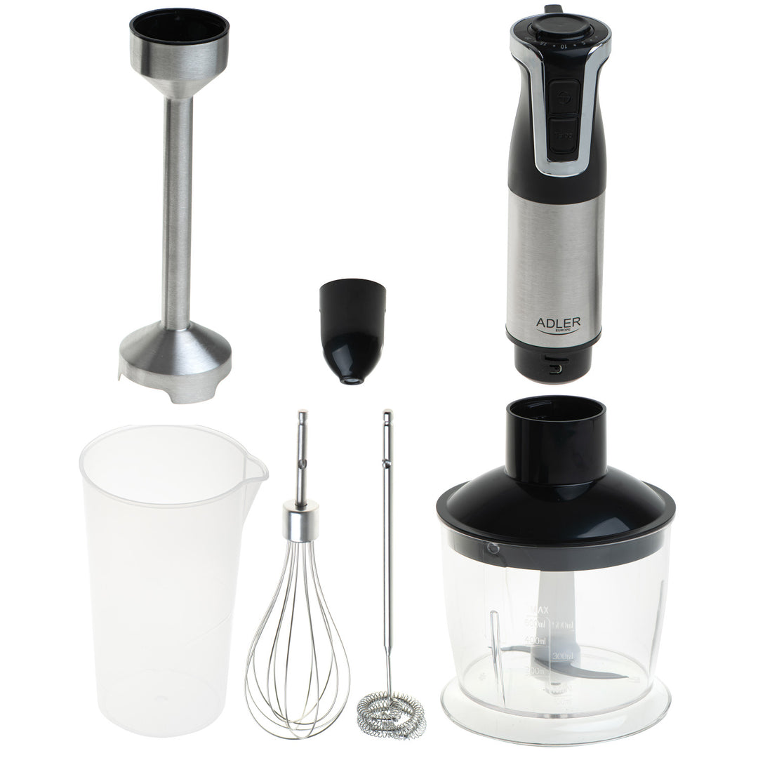 Adler AD 4627 Batidora de mano, 20 velocidades, 1800 W, función Turbo