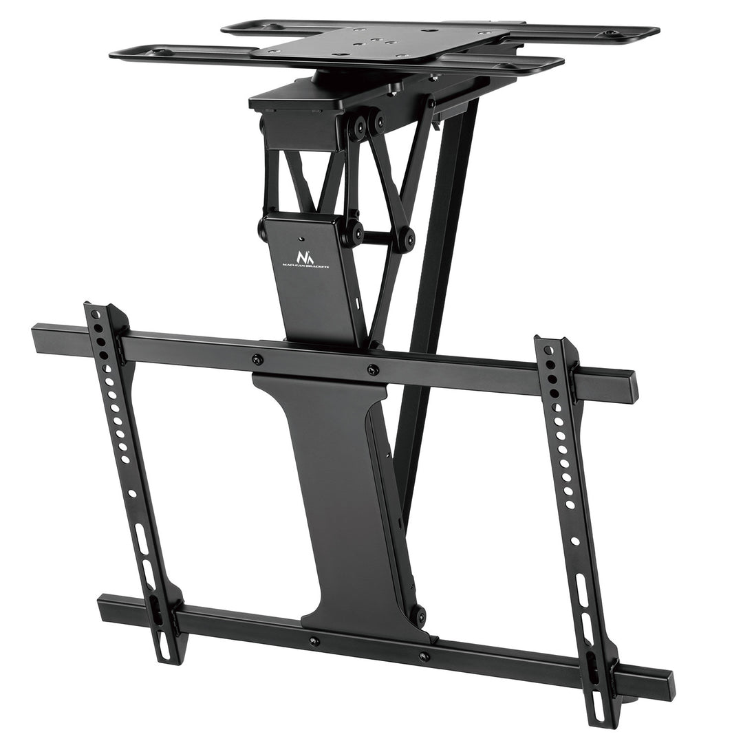 Suporte elétrico de teto para TV Maclean MC-490, suporte para TV TUYA, VESA máx. 600x400, rotação de 90°, 32"-75", carga máxima de 35 kg