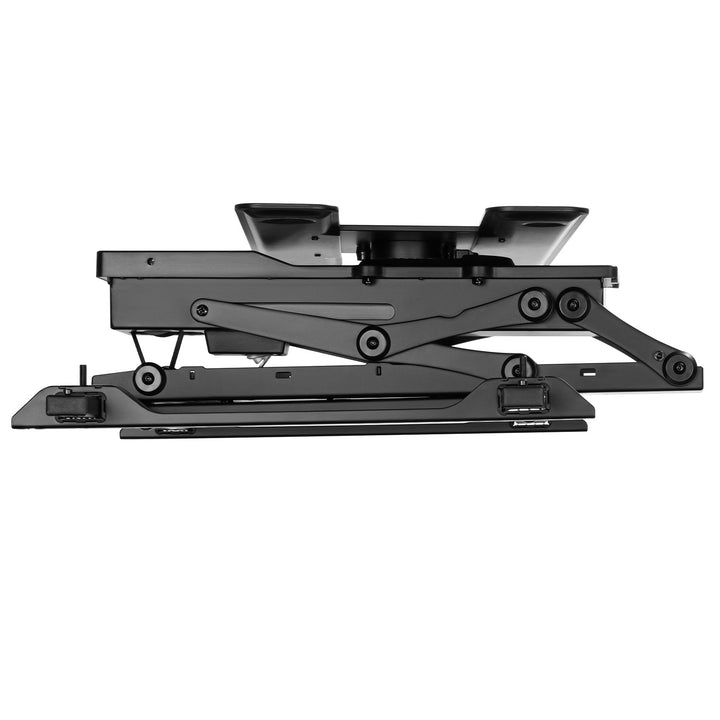 Suporte elétrico de teto para TV Maclean MC-490, suporte para TV TUYA, VESA máx. 600x400, rotação de 90°, 32"-75", carga máxima de 35 kg