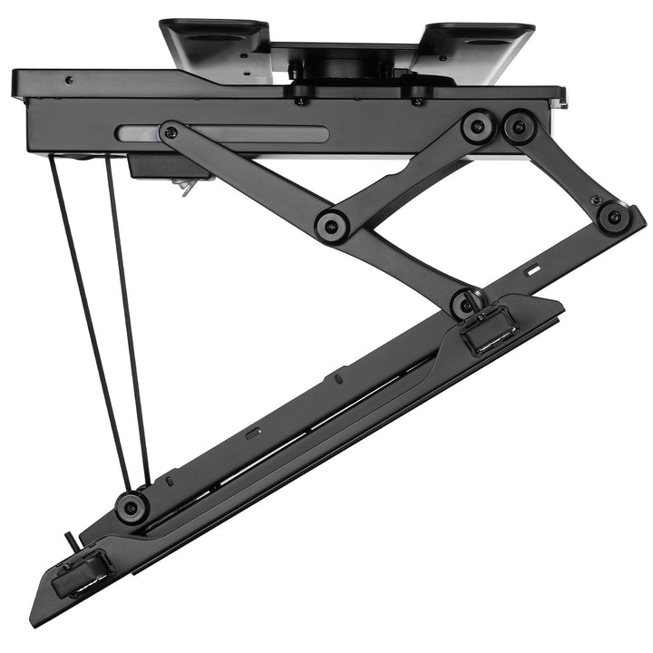 Suporte elétrico de teto para TV Maclean MC-490, suporte para TV TUYA, VESA máx. 600x400, rotação de 90°, 32"-75", carga máxima de 35 kg
