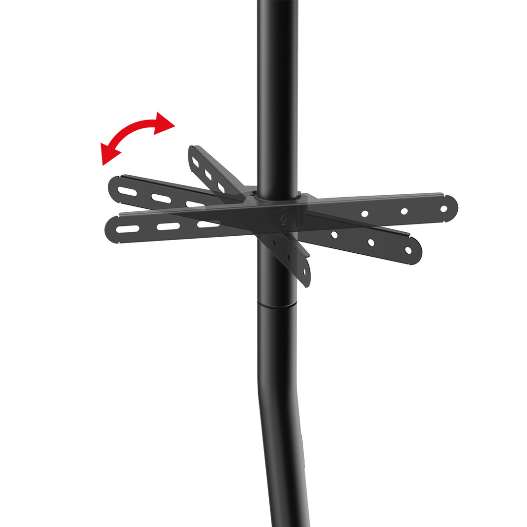 Suporte de chão para TV Maclean MC-494, 32-70", máx. VESA 400x400, máx. 40 kg