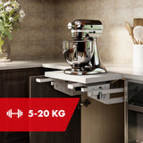 Elevador de prateleiras extensível para cozinha Maclean MC-497, de encastrar, 5-20 kg, 820 x 168 x 106 mm