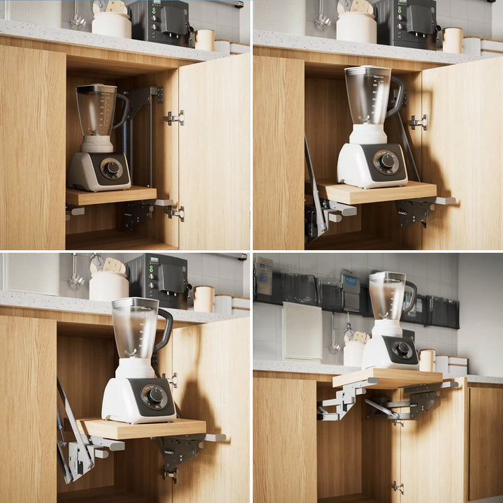 Maclean MC-497 Elevador, estante de cocina extensible empotrable 5-20kg. 820x168x106mm
