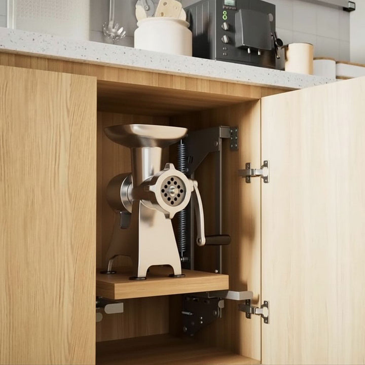 Maclean MC-497 Elevador, estante de cocina extensible empotrable 5-20kg. 820x168x106mm