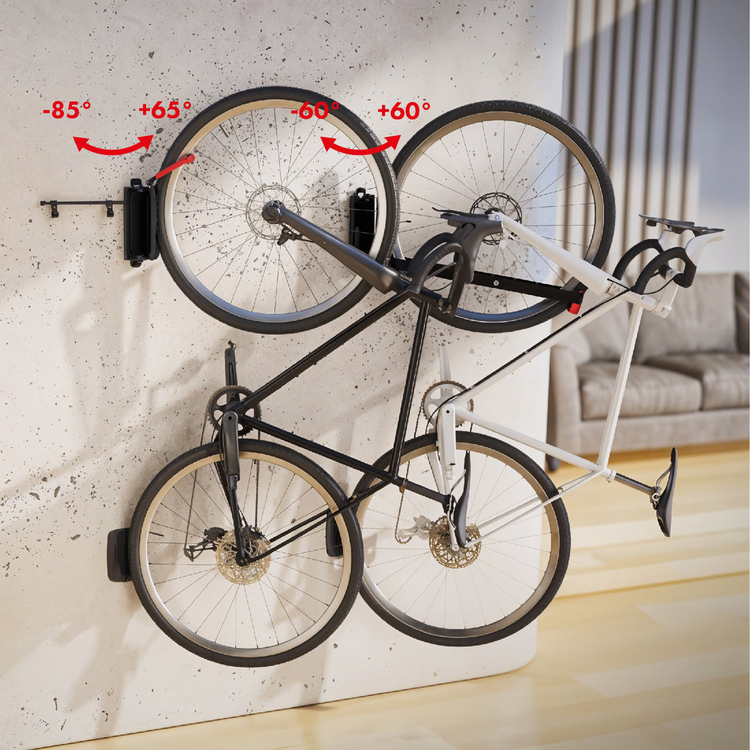 Maclean MC-498 Aparcabicicletas de pared, Carga máx. 35 kg