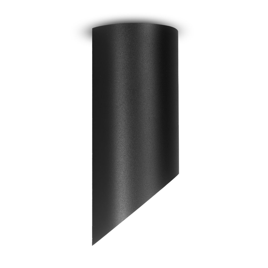 Maclean MCE360 B Luminaria/tubo de superficie, spot, redondo, aluminio, GU10, 55x130mm, negro