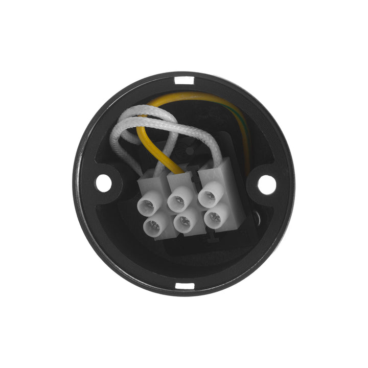 Maclean MCE360 B Luminaria/tubo de superficie, spot, redondo, aluminio, GU10, 55x130mm, negro