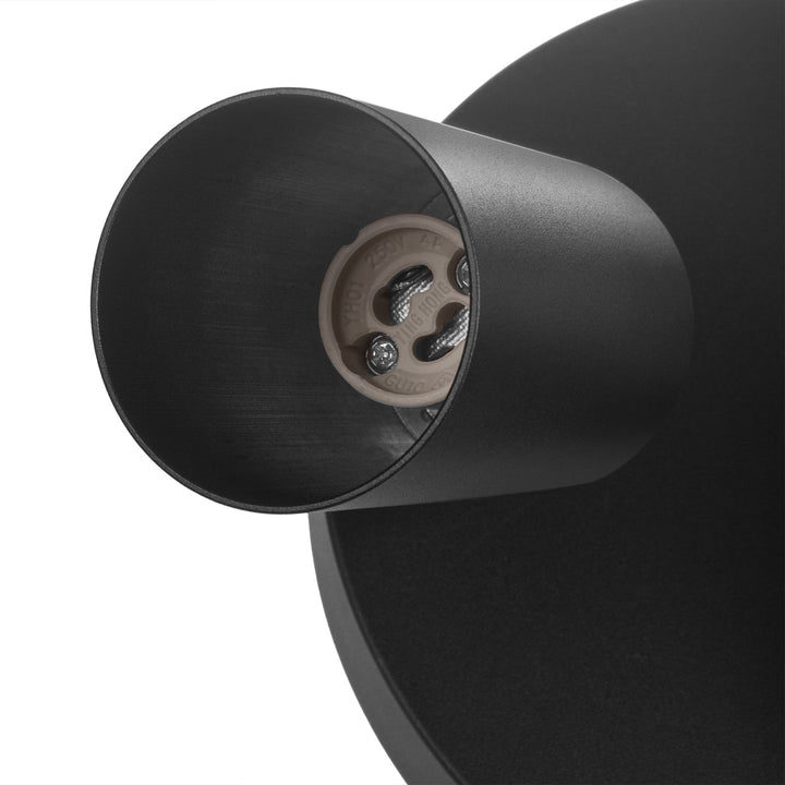 Candeeiro de Teto Maclean MCE362 B, 3 GU10, Máx. 40 W | Móvel, Alumínio | Spot Moderno para Sala de Estar, Escritório, Cozinha, com Fontes de Luz Ajustáveis, Preto Mate