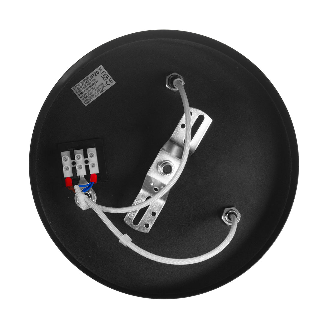 Candeeiro de Teto Maclean MCE362 B, 3 GU10, Máx. 40 W | Móvel, Alumínio | Spot Moderno para Sala de Estar, Escritório, Cozinha, com Fontes de Luz Ajustáveis, Preto Mate
