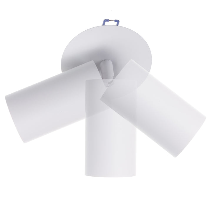 Maclean MCE364 W Luminaria empotrada / tubo, spot, redondo, aluminio, GU10, 55x100mm, blanco