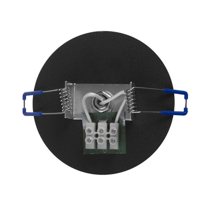 Maclean MCE364 B Fooc de encastrar/tubo, spot, redondo, alumínio, GU10, 55x100mm, preto