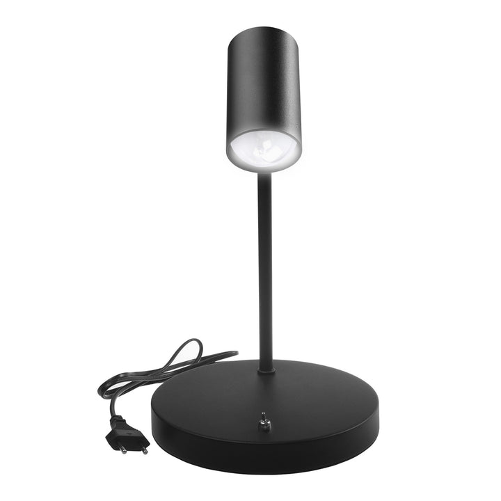 Candeeiro de mesa Maclean MCE370 B GU10, Spot, redondo, GU10, com interruptor, preto