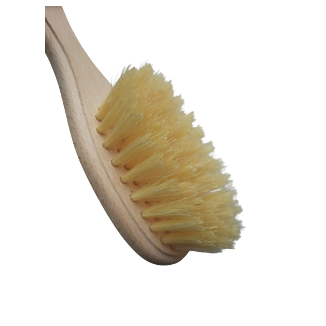 Escova de dentes ecológica Starmann para crianças a partir de 1 ano, madeira de faia, cerdas branqueadas, 5/01S