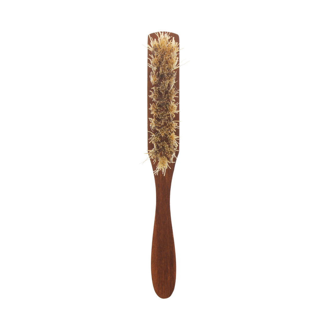 Escova de cabelo e barba natural Starmann 100% vegetal madeira de faia