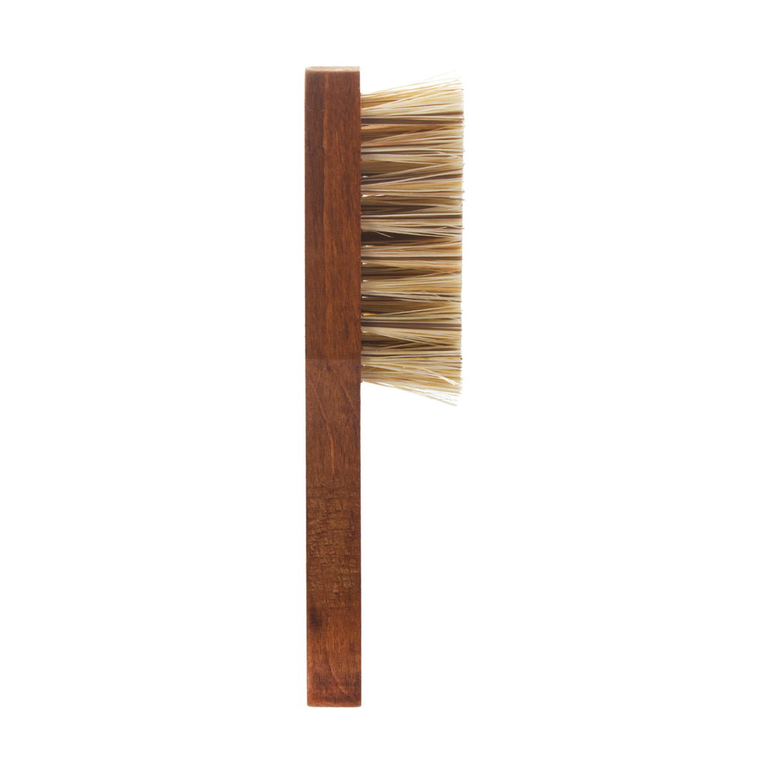 Escova de cabelo e barba natural Starmann 100% vegetal madeira de faia