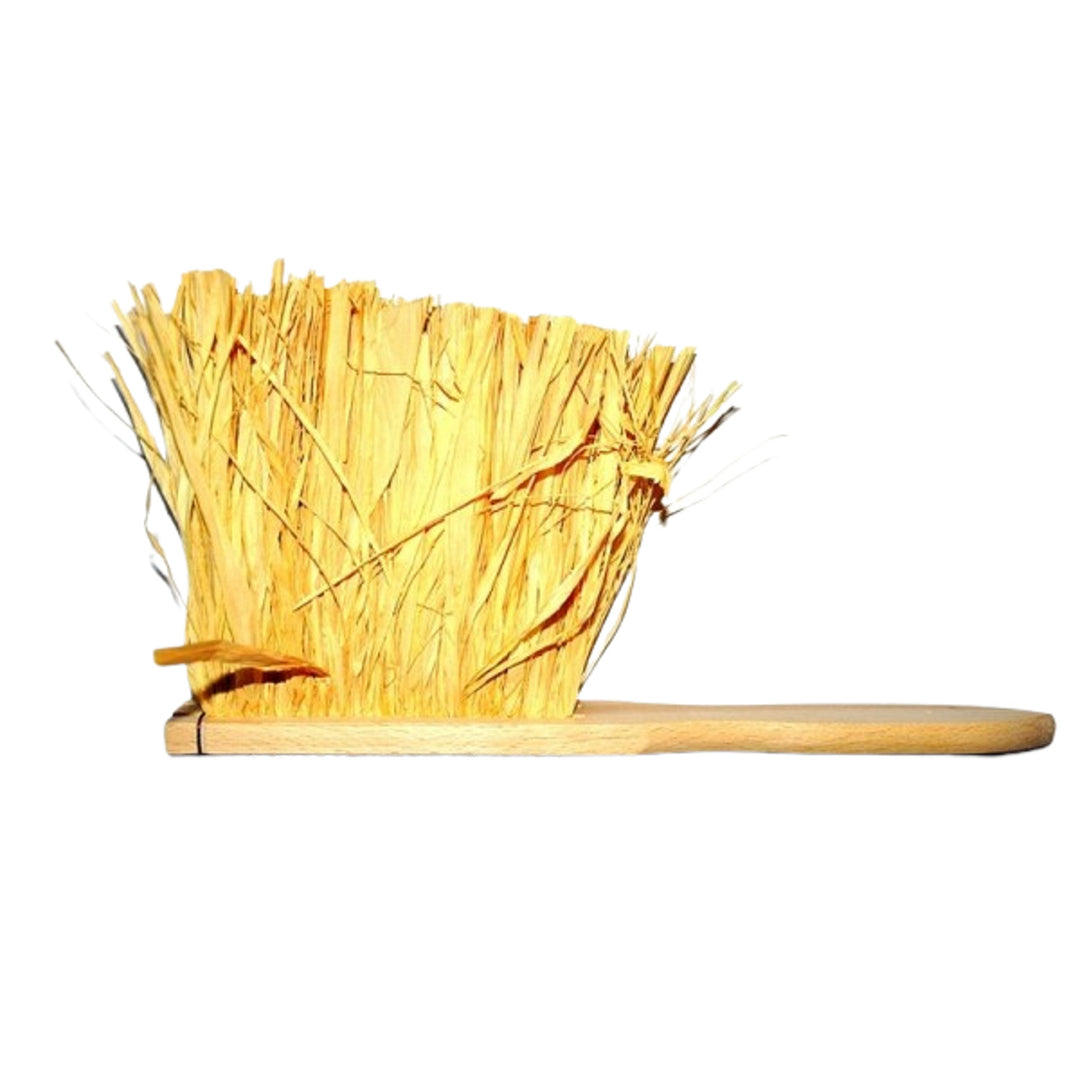 Escova de Pão Starmann, Arredondada, Fibra de Ráfia Natural, Feita à Mão, 111/22