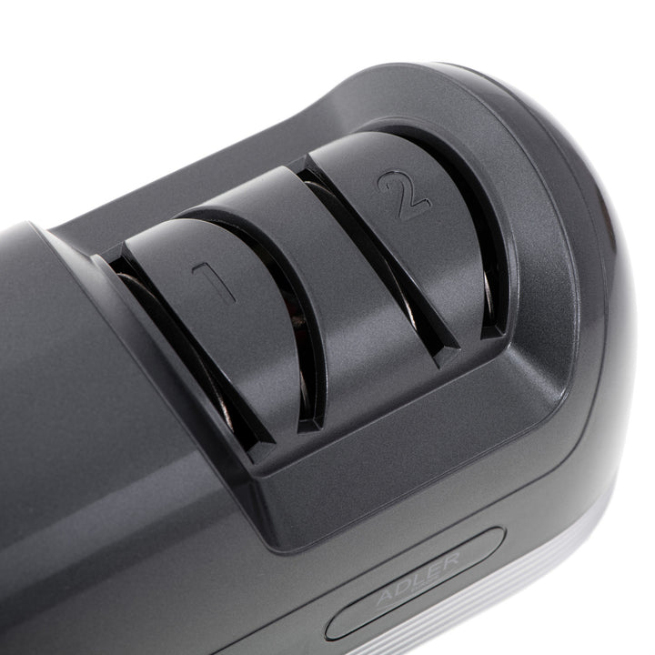 Afilador eléctrico para cuchillos Adler, potencia 60 W, sistema de 2 etapas AD 4508