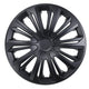 NRM Strong Tapacubos universal 14", Color negro mate, 1 unidad