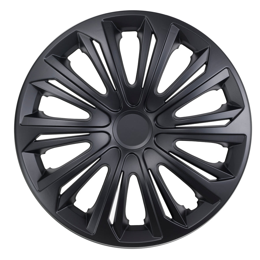 NRM Strong Tapacubos universal 14", Color negro mate, 1 unidad