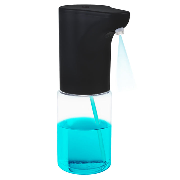 Dispensador automático ProMedix, recipiente dispensador para sabonetes líquidos, desinfetantes, 300 ml, 4 unidades AA, preto, PR-540 B
