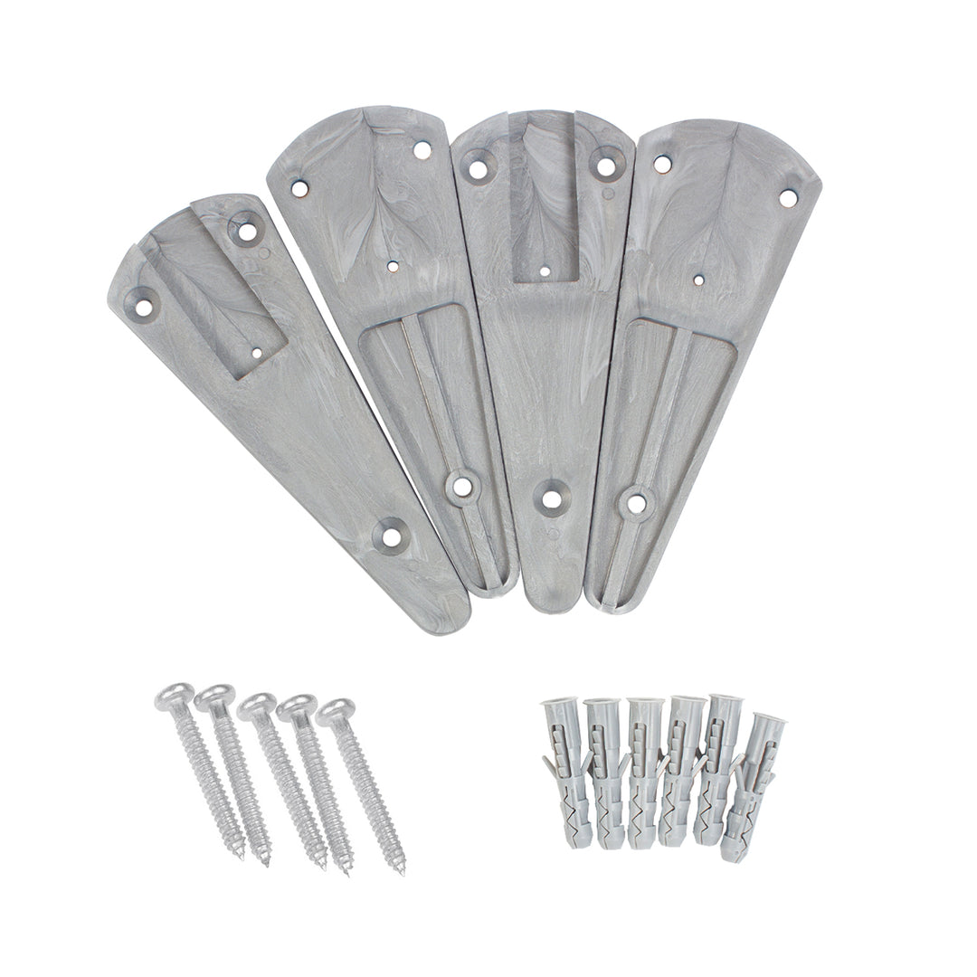 ABJ Secadora de ropa, Tendedero de pared, plegable, Color gris, 60 cm