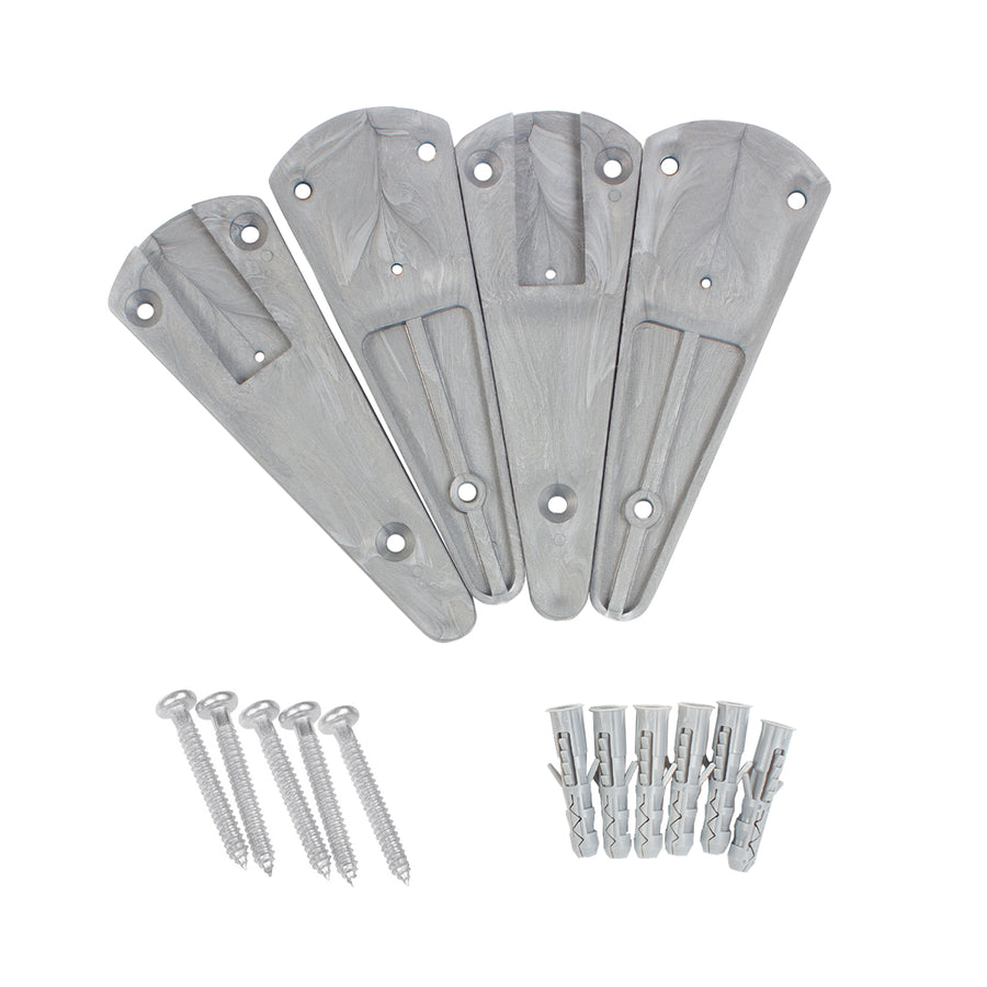 ABJ Secadora de ropa, Tendedero de pared, plegable, Color gris, 60 cm