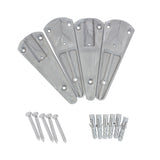 ABJ Secadora de ropa, Tendedero de pared, plegable, Color gris, 80 cm