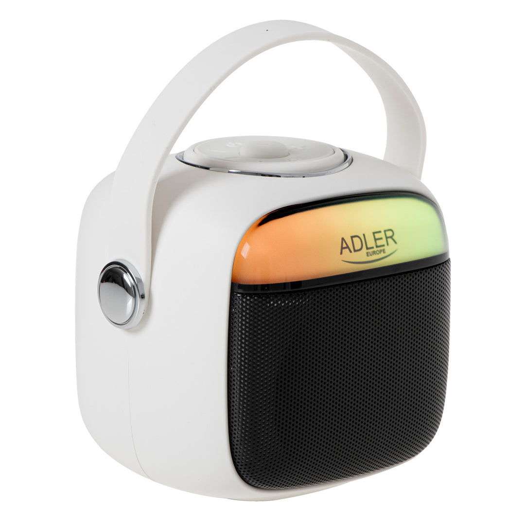 Altavoz inalámbrico Adler, con micrófono, para karaoke, Bluetooth, AD 1199 W