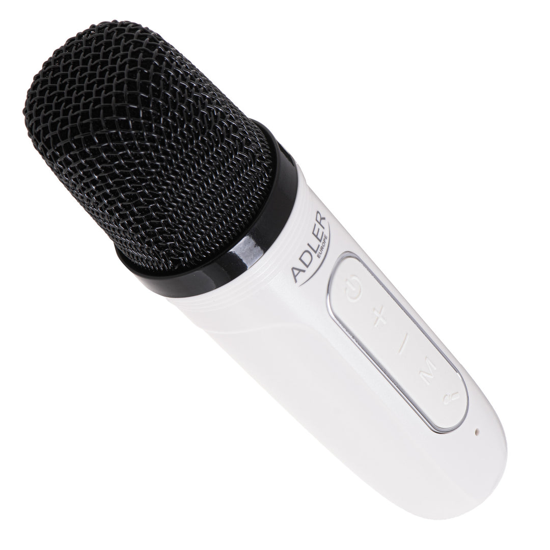 Altavoz inalámbrico Adler, con micrófono, para karaoke, Bluetooth, AD 1199 W