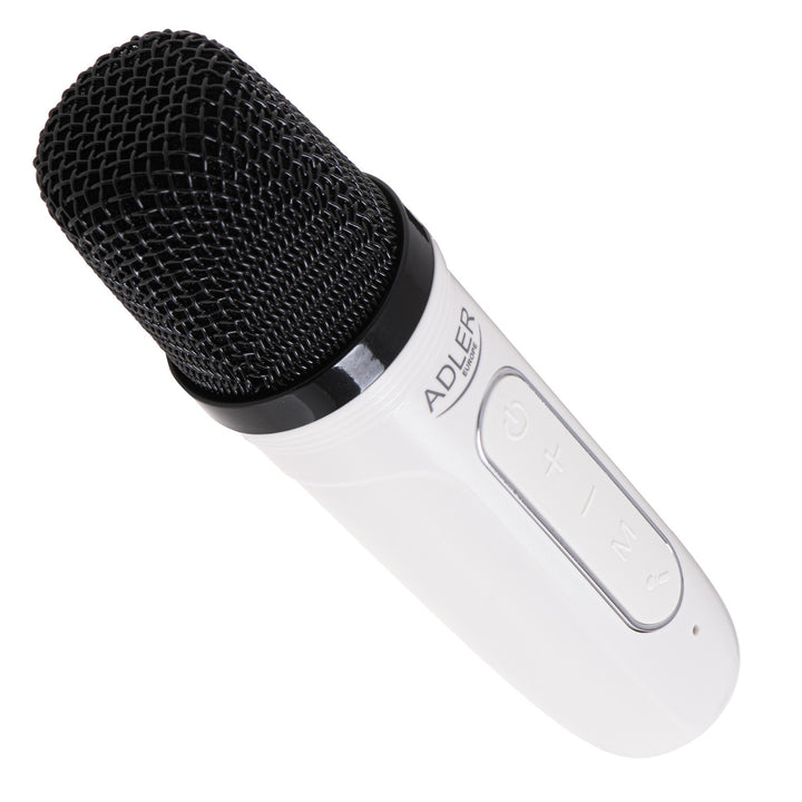 Altavoz inalámbrico Adler, con micrófono, para karaoke, Bluetooth, AD 1199 W