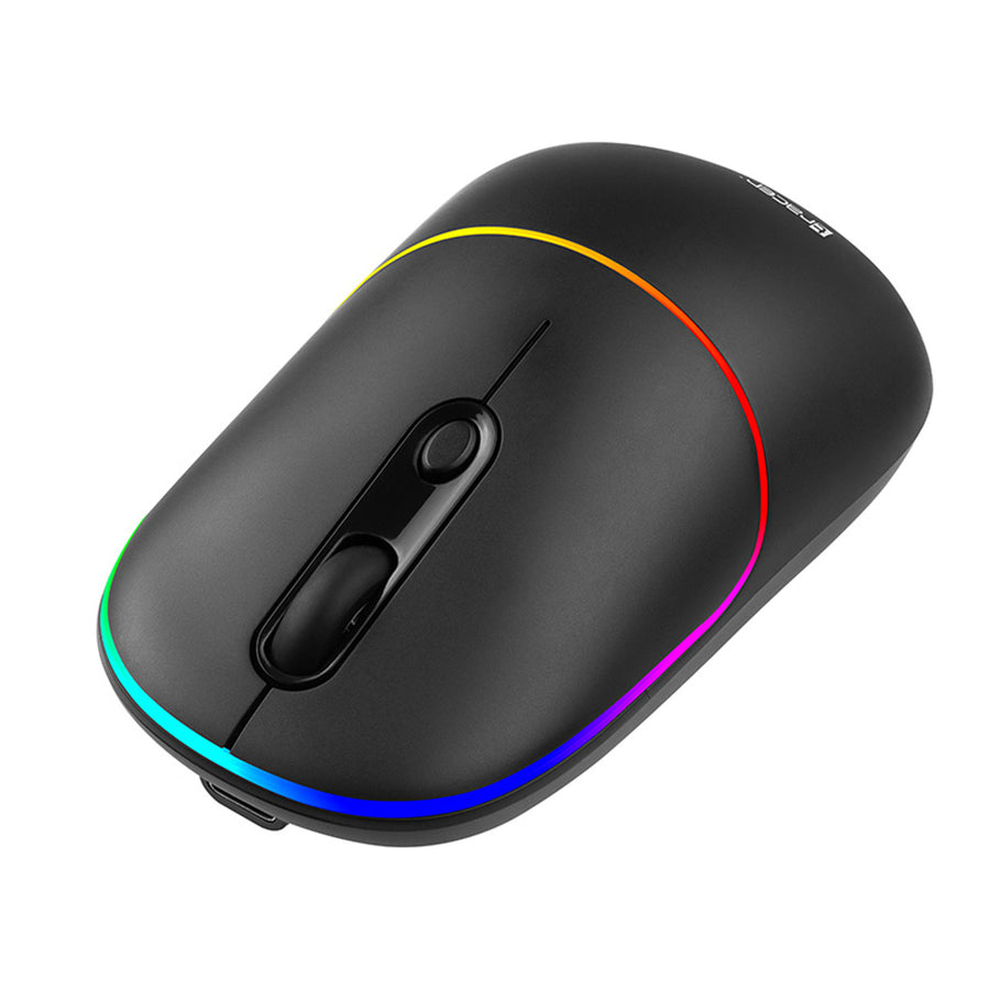 Tracer Ratón Inalámbrico, Batería Recargable de 650 mAh, Retroiluminación RGB, Ratero
