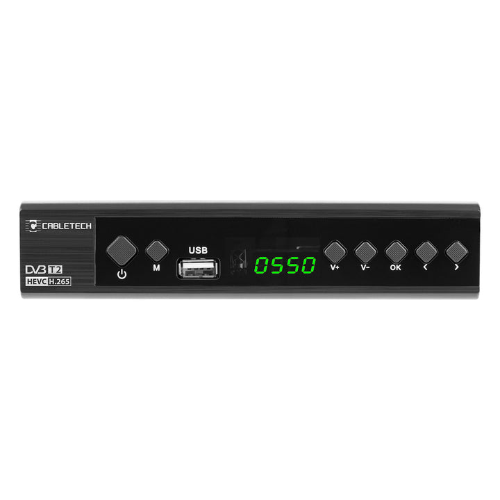 Sintonizador y descodificador DVB-T2 H.265 HEVC KrugerMatz KM0550D con EPG, PVR y Timeshift