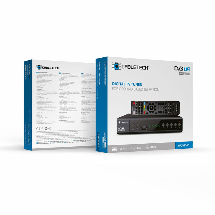 Sintonizador y descodificador DVB-T2 H.265 HEVC KrugerMatz KM0550D con EPG, PVR y Timeshift