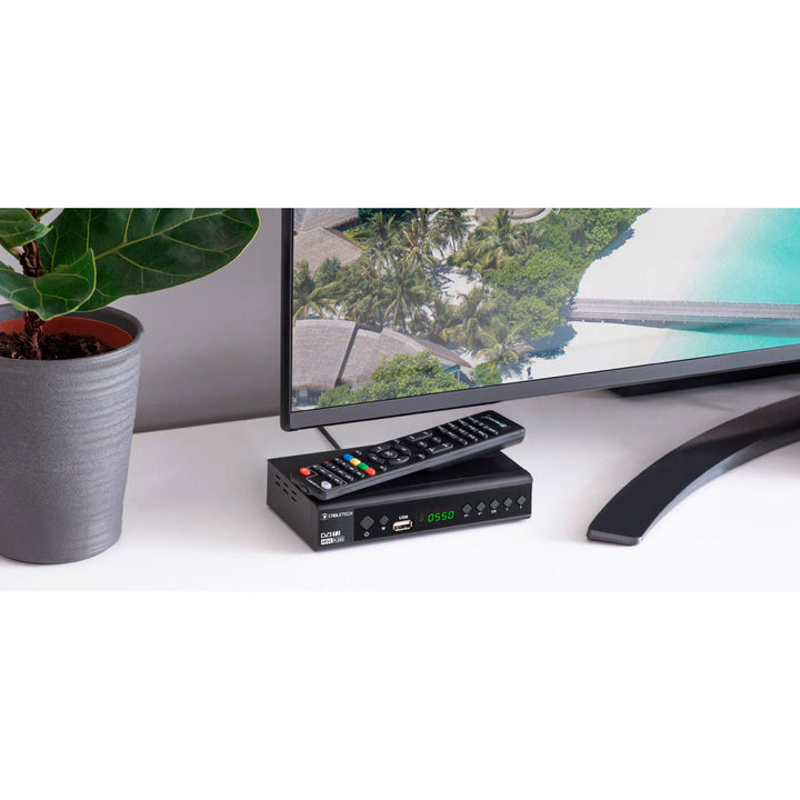 Sintonizador y descodificador DVB-T2 H.265 HEVC KrugerMatz KM0550D con EPG, PVR y Timeshift