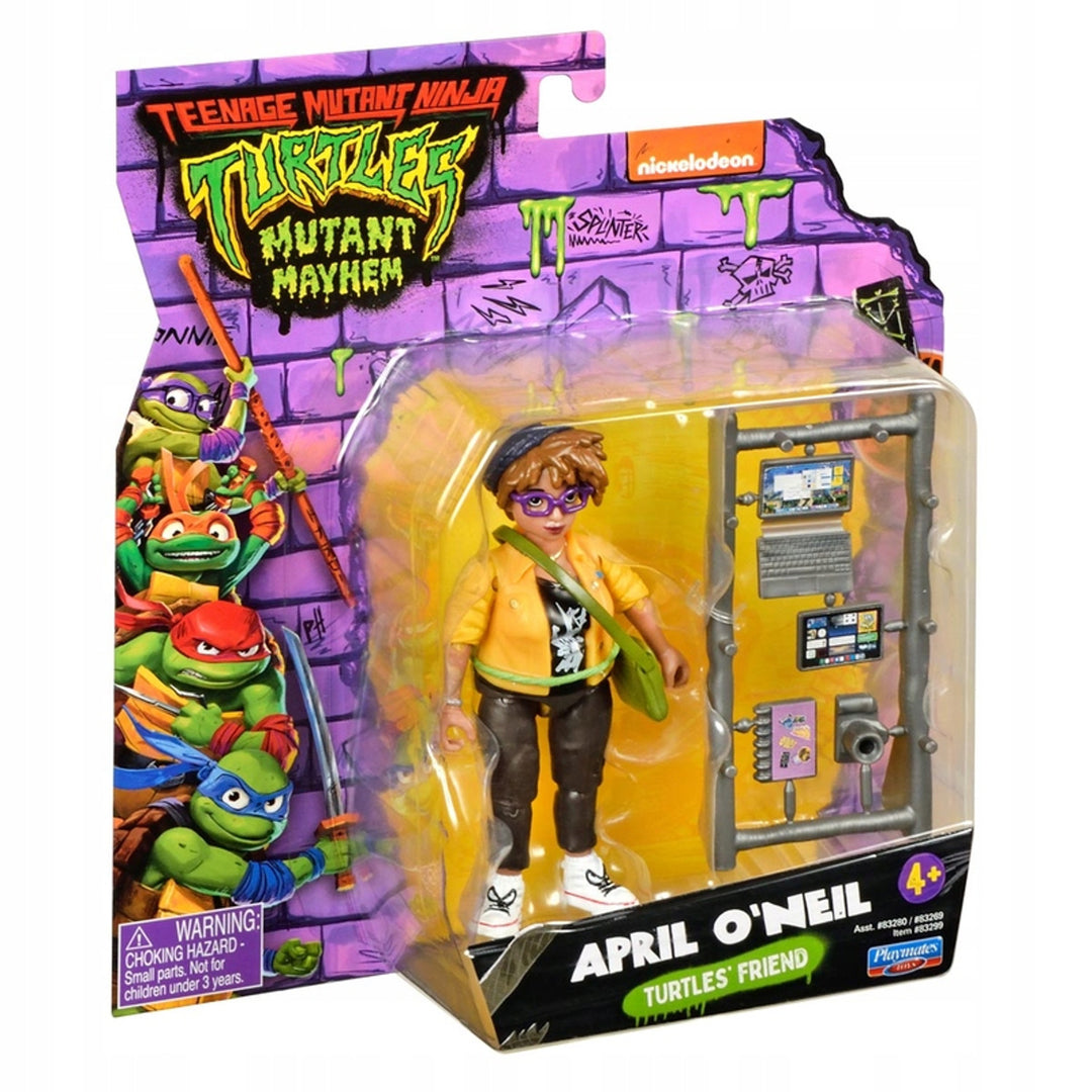 April O'Neil Muñeca con Accesorios Tortugas Ninja Guerreras