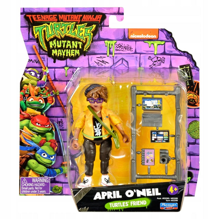 April O'Neil Muñeca con Accesorios Tortugas Ninja Guerreras