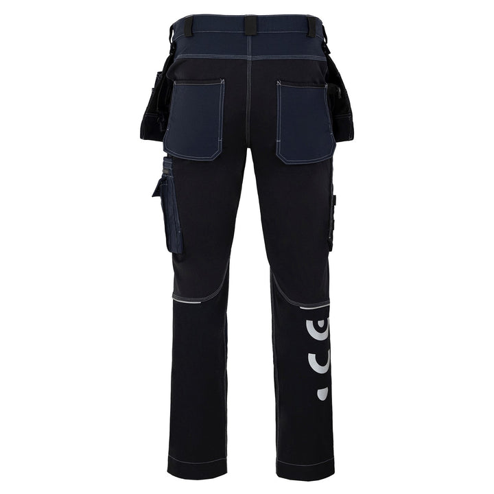 Calça Avacore Avaflex Stretch Cordura com Cós, Preto/Azul Marinho, Tamanho 52