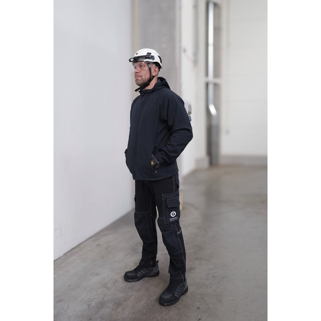 Calça Avacore Avaflex Stretch Cordura com Cós, Preto/Azul Marinho, Tamanho 52