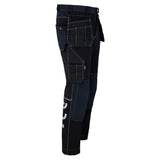 Avacore Avaflex Pantalón de Cintura, Stretch, Cordura, Color Negro / Azul Marino, Talla 60