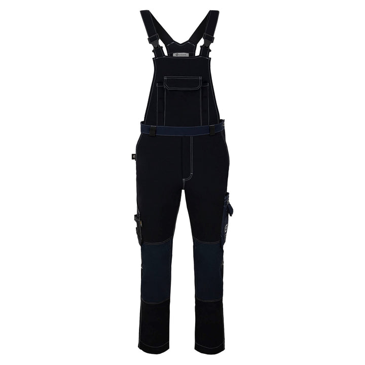 Macacão de trabalho Avacore Avaflex com bolsos, elástico, Cordura, preto/azul-marinho, tamanho 46