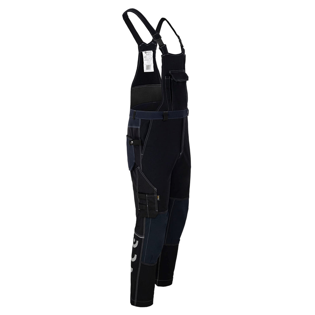 Macacão de trabalho Avacore Avaflex com bolsos, elástico, cordura, preto/azul-marinho, tamanho 62